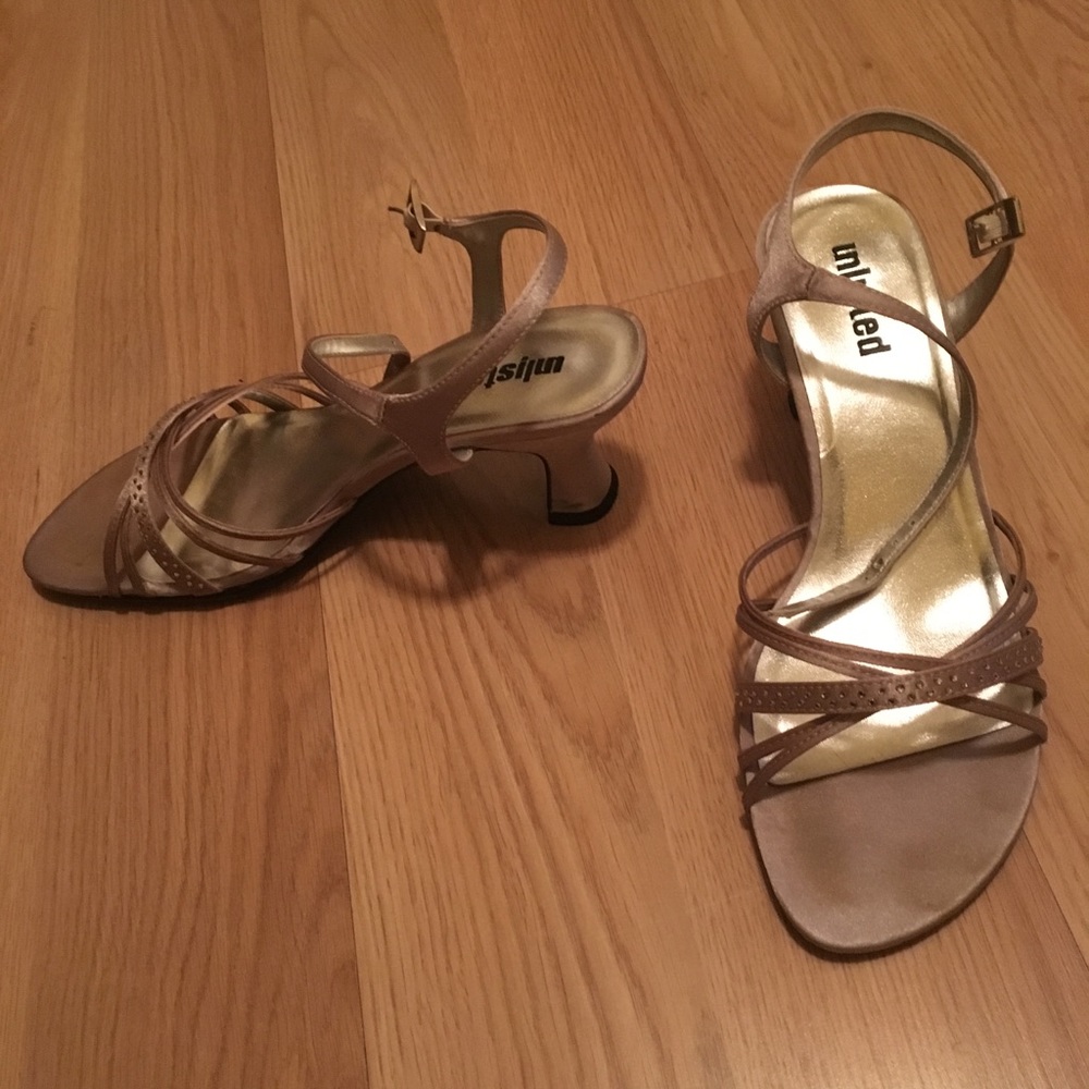 Silver Strappy Sandals - Picture 2 of 2
